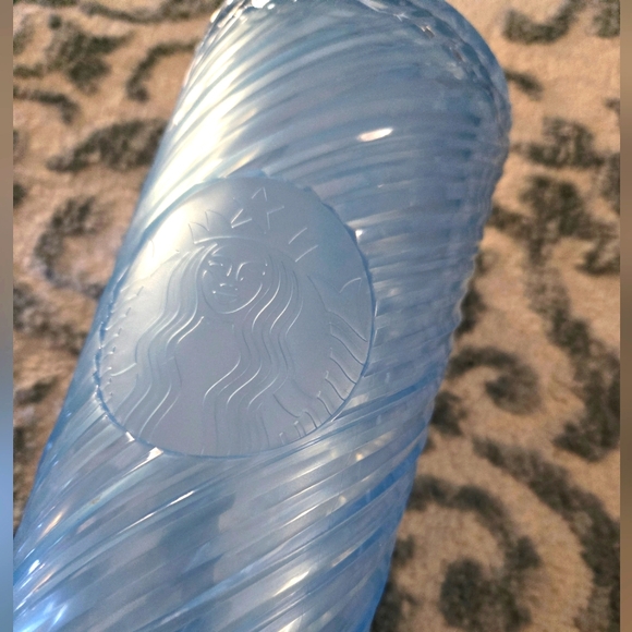 NWT Starbucks Spiral tumbler 24 oz Venti Ocean Blue - Picture 2 of 4